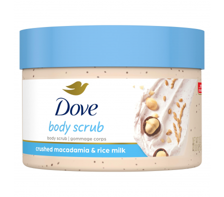 Dove Exfoliante Corporal Macadamia/Leche de Arroz