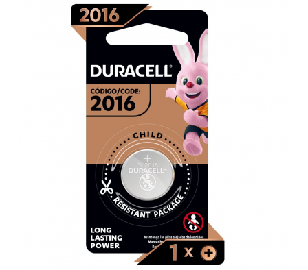 Duracell Pila Redonda 2016 1 Unidad