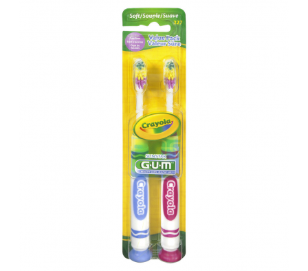 Gum Cepillo Dental Kids Crayola 2 unidades