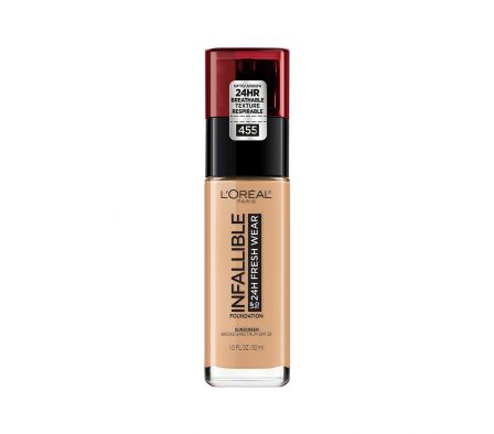 Loreal Base Infallible Fresh Wear Natural Buff 455