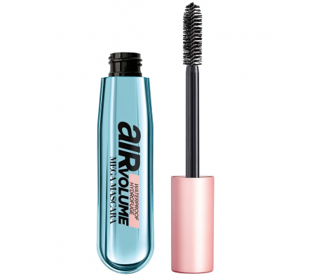 Loreal Mascara de Pestañas Air Blackest Black WP