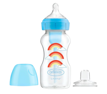 Dr Browns Biberon B/A A 270ml + Tetina Transición