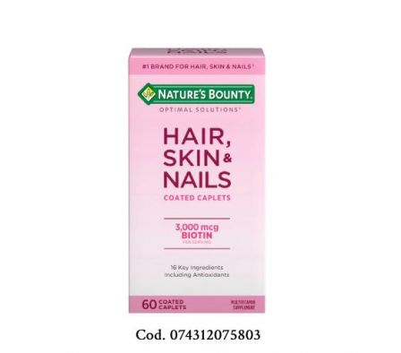 Natures Bounty Piel, Cabello y Uñas 60 Cápsulas