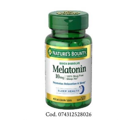 Natures Bounty Melatonina 10mg 45 Cápsulas
