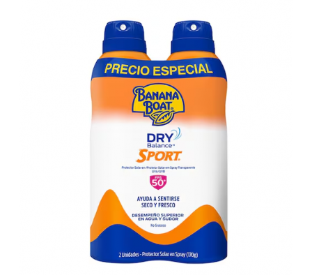 Banana Boat Pack Protector Solar Dry 