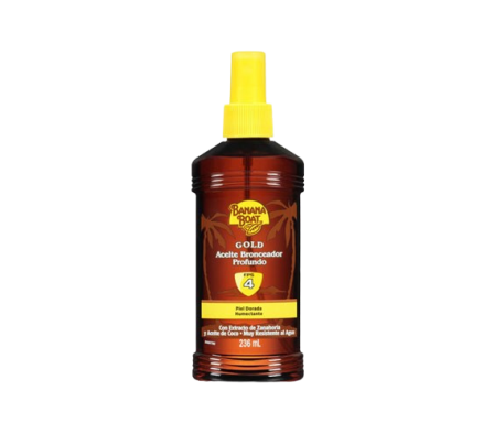 Banana Boat Gold Tanning Oil Spf4/236ml