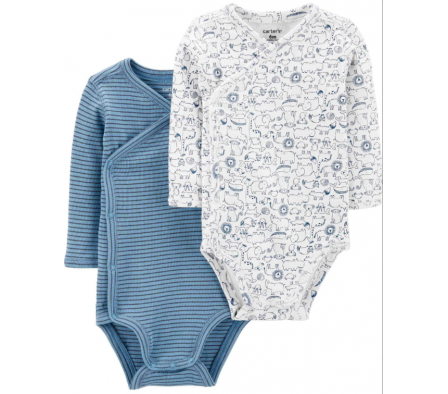 Carters Body Pack Azul Focas