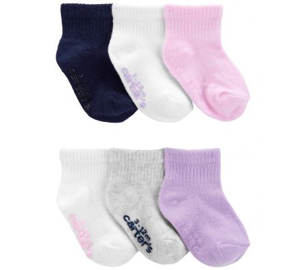 Carters Pack 6 Pares De Medias 3/12M