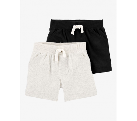 Carters Pack 2 Shorts Algodón Niño 3M