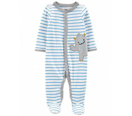 Carters Pijama con Pie Monstruo 6M