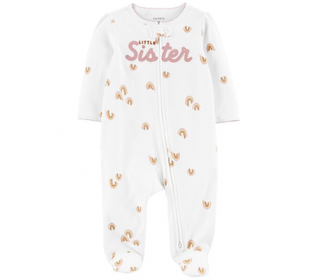 Carters Pijama Doble Cierre Algodon, Sister 6M