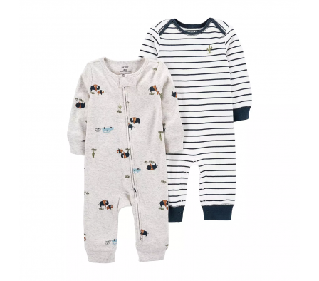 Carters Pack 2 Monitos Niño 6M