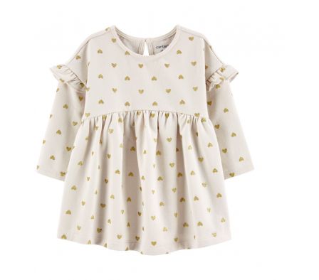 Carters Vestido Corazones Algodon 24M
