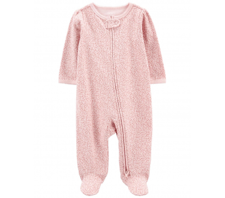 Carters Pijama C/Pie Doble Cierre Corazones PRE