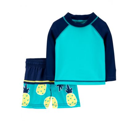 Carters Traje de Baño 2PC c/UPF 50+ Niño