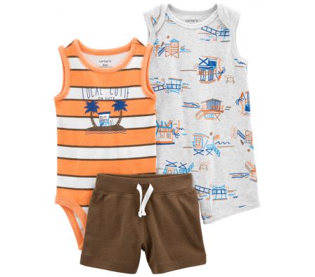 Carters Pack Monito Corto + Short 18M