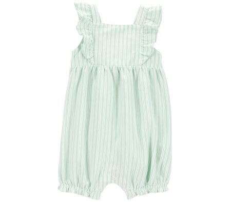 Carters Monito Bombachudo a Rayas Verde 18M