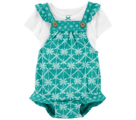 Carters Enterizo + Body Blanco 18M