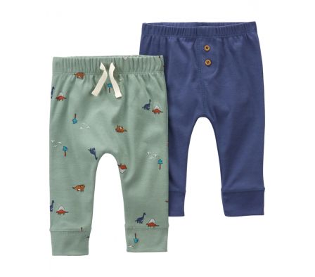 Carters Pack 2 Pantalones Dino 18M