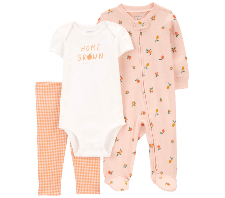 Carters Body Pijama y Pant Pelele Niña 9M