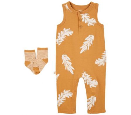 Carters Monito y Medias Plumas 12M