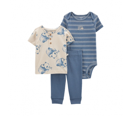 Carters Set c/ Pant, Reme y Bodie Niño 12M