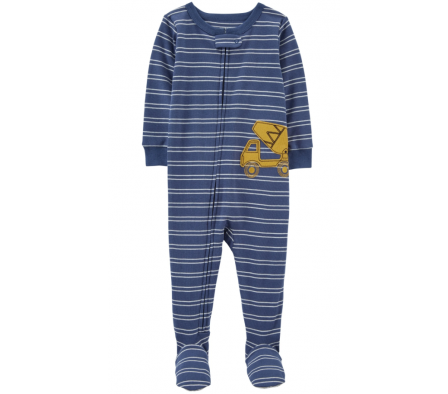 Carters Pijama C/Pie Camión Algodón 12M