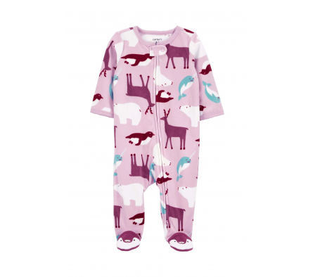 Carters Pijama C/Pie Artico Micropolar 6M