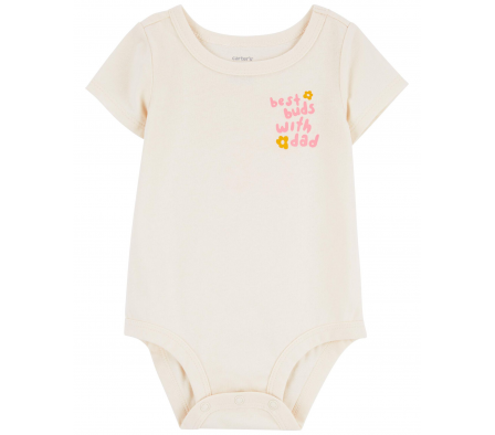 Carters Body MC Marfil Estampado Niña 18M