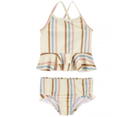Carters Traje de Baño 2 Piezas a Rayas UPF50+ 12M