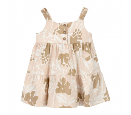 Carters Vestido Escalonado Floral Niña 24M