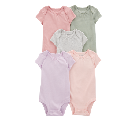 Carters Pack 5 Bodies Liso 18M