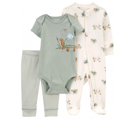 Carters Pijama Pant Body Tortuga Niño 9M