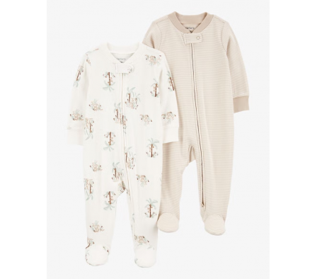 Carters Pijama 1PC c/Pie Canguro Unisex 9M