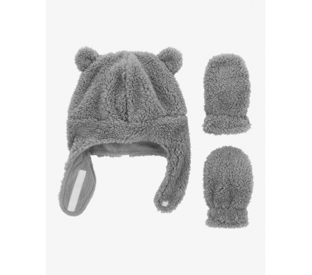 Carters Gorro c/Orejas y Guantes Sherpa Niño 0/9M