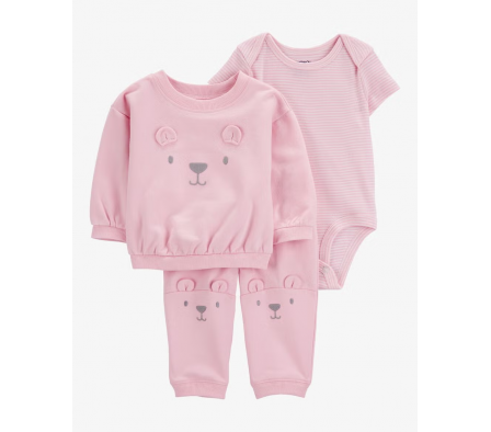 Carters Pantalon Buzo Body MC Oso 6M