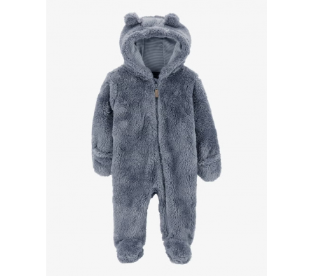Carters Mono Sherpa Azul Niño 3M
