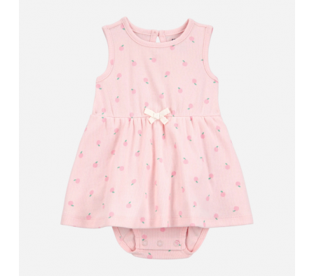 Carters Vestido Durazno Algodón Acanalado 12M