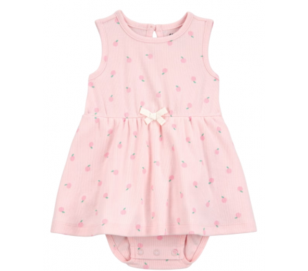Carters Vestido Durazno Algodón Acanalado 18M