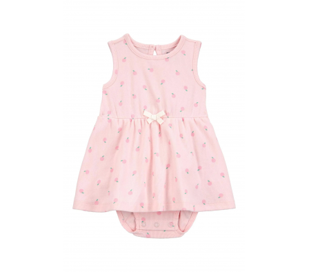 Carters Vestido Durazno Algodón Acanalado 3M