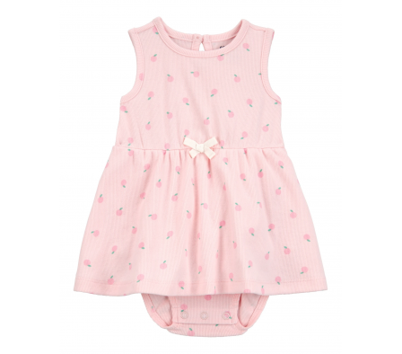 Carters Vestido Durazno Algodón Acanalado 9M