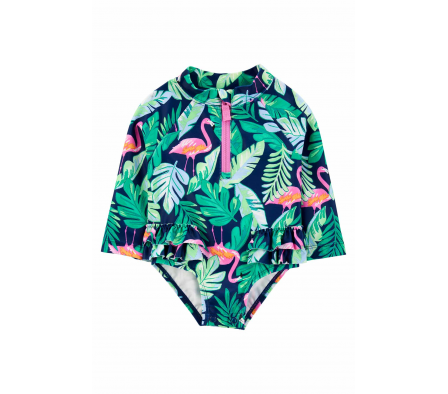 Carters Malla de Baño ML Flamencos UPF+50 9M