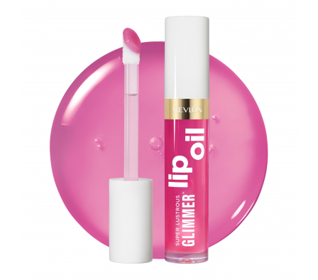 Revlon Lip Oil Super  Lustrous Glimmer Gone Rose