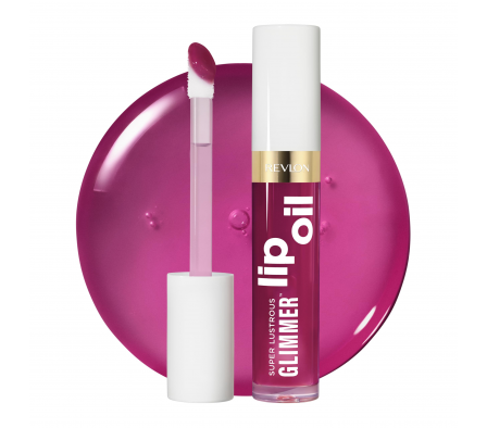 Revlon Lip Oil Super  Lustrous Glimmer Plum Pop