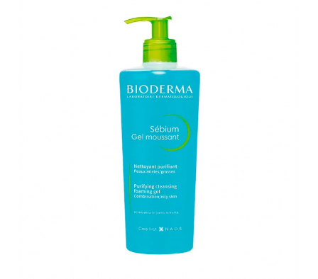 Bioderma Sebium Gel Desmaquillante Moussant 500 ml