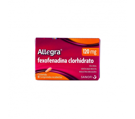 Allegra Fexofenadina Clorhidrato 120 mg 10 Compri.
