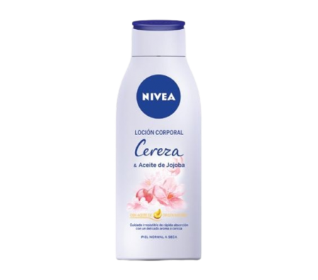 Nivea Locion Corporal Cereza Aceite Jojoba 400ml 