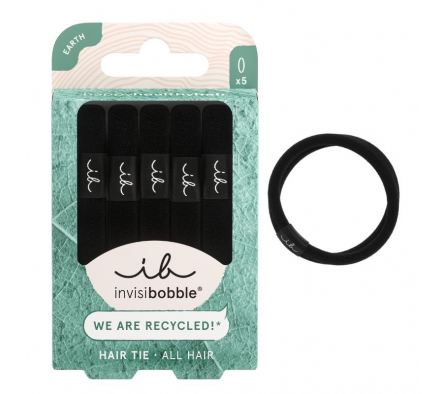 InvisiBobble Goma Ecotie Black 5pcs