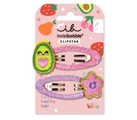 Invisibobble Snap Clip Kids Frutti Avocado 2pc