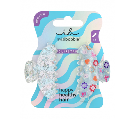 Invisibobble Clipstar Cosmic Glow 2 pc